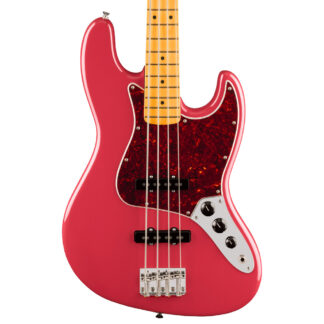 Fender American Professional Classic Jazz Bass Faded Dakota Red close view