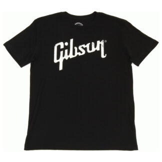 Gibson Distressed Logo Tee Black
