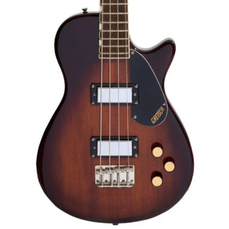 Gretsch Streamliner Jet Club Bass Havana Burst body view