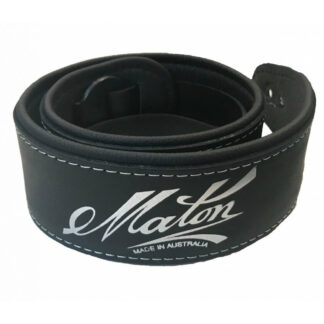 Maton Deluxe Leather Strap Black