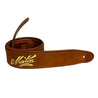 Maton Deluxe Leather Strap Brown