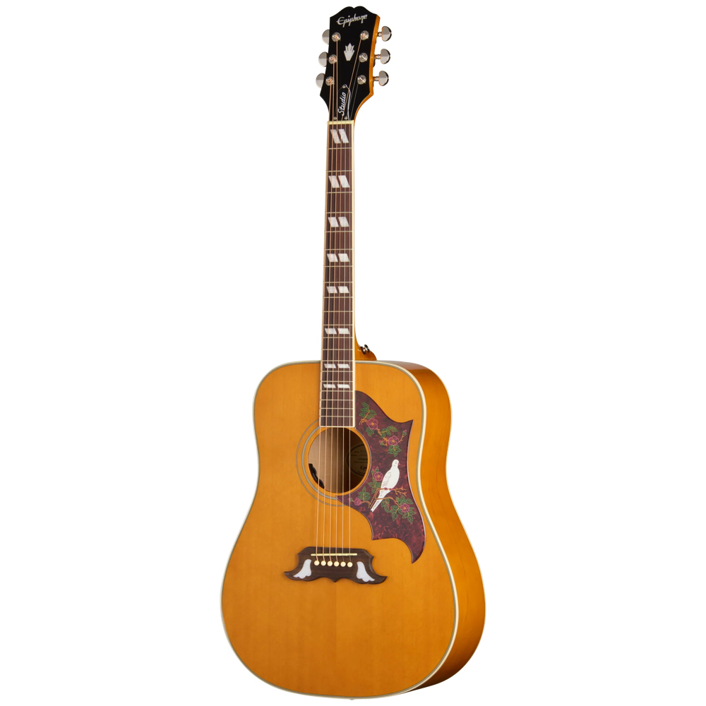Epiphone Dove Studio Natural Full View