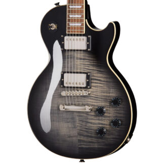 Epiphone Les Paul Tribute Plus Ebony Burst Body View