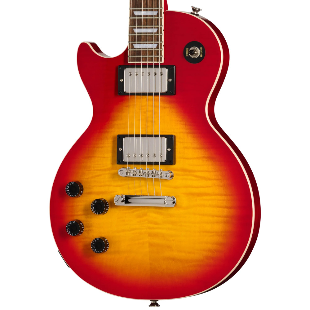 Epiphone Les Paul Tribute Plus Heritage Cherry Sunburst Left-Handed Body View