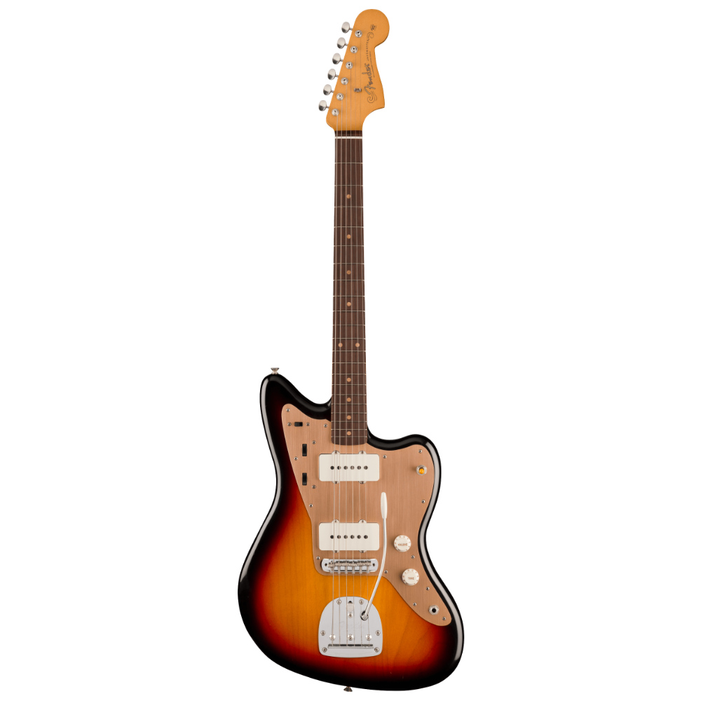 Fender Limited Edition Vintera II Road Worn 50s Jazzmaster Rosewood 3-Colour Sunburst Full View