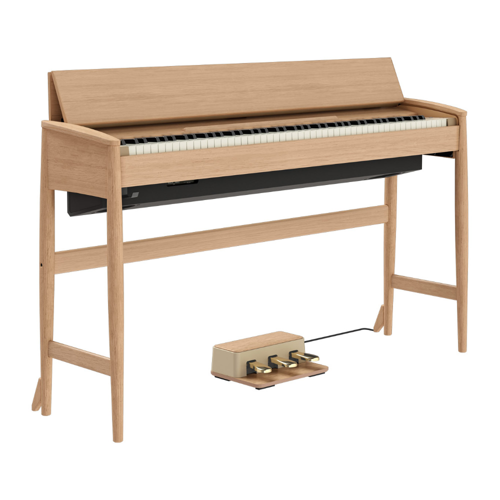Roland Kiyola KF20 Artisan Digital Piano Pure Oak Angled View