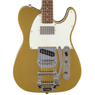 Squier Classic Vibe Telecaster Custom SH with Bigsby Aztec Gold Body View