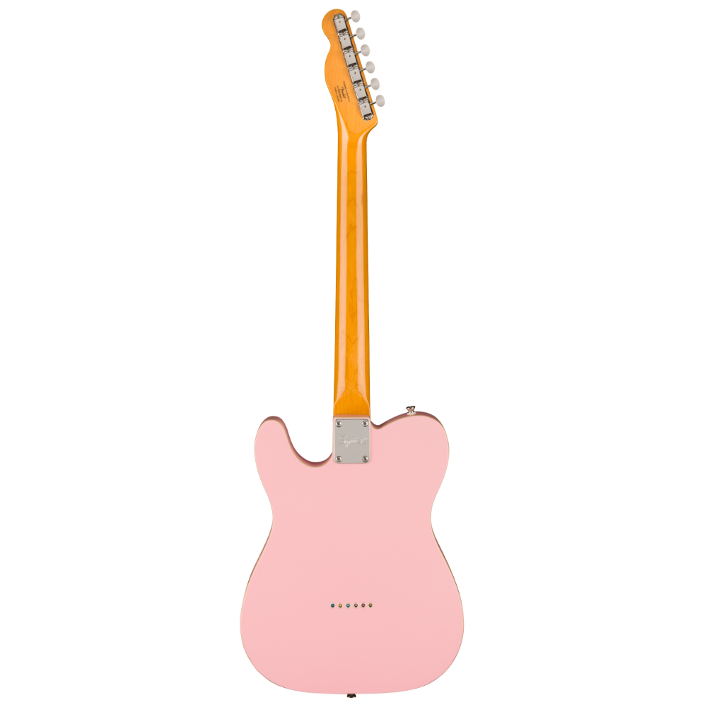 Squier FSR Classic Vibe Custom Telecaster SH Shell Pink Back View