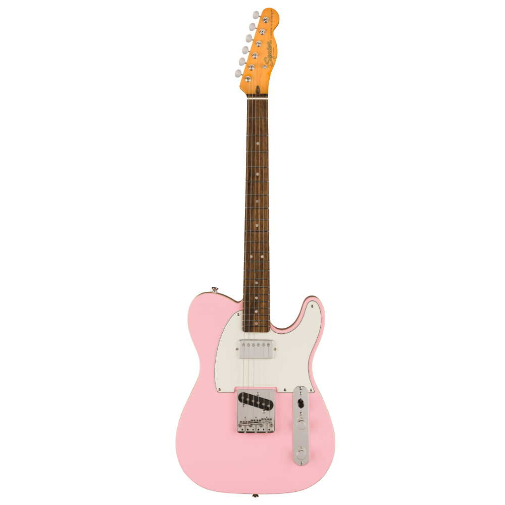 Squier FSR Classic Vibe Custom Telecaster SH Shell Pink Full View