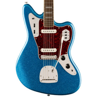 Squier Limited Edition Classic Vibe '70s Jaguar Blue Sparkle Body View