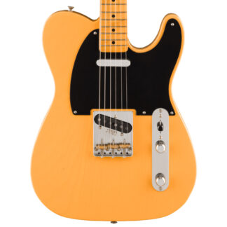 Fender 75th Anniversary Vintera Road Worn Telecaster Butterscotch Blonde Body View