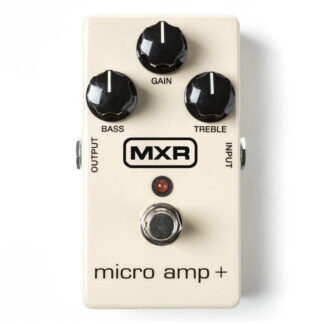 MXR Micro Amp Plus Front & Controls View