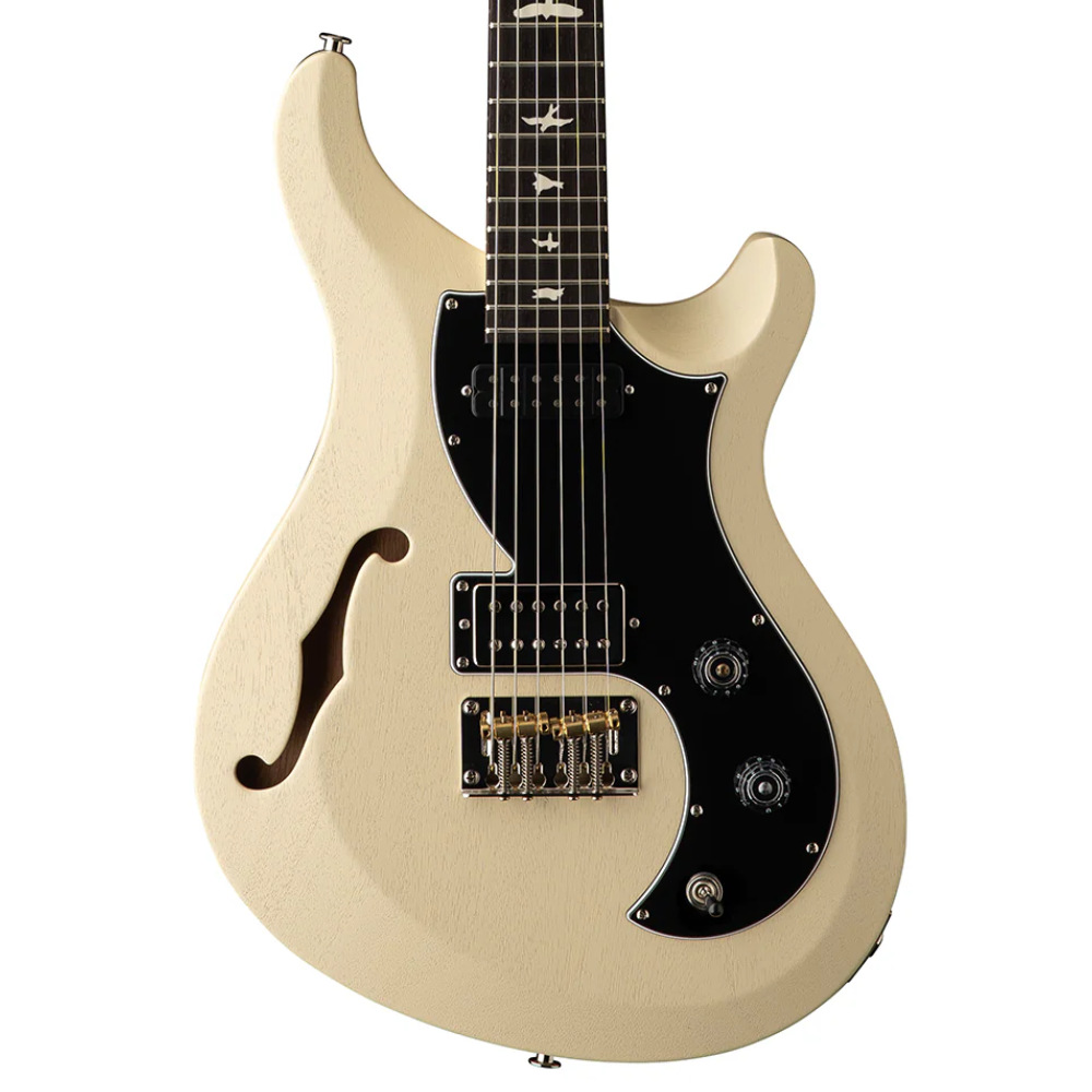 PRS S2 Vela Sem-Hollow-Satin Antique White Body View