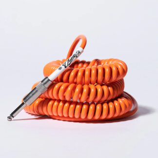 Voltage Cable Co 30ft Straight-Angled Coil Cable Vintage Orange