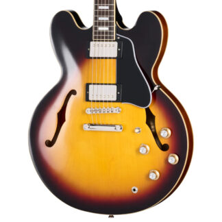 Epiphone Inspired by Gibson Custom 1962 ES-335 Vintage Burst Body View