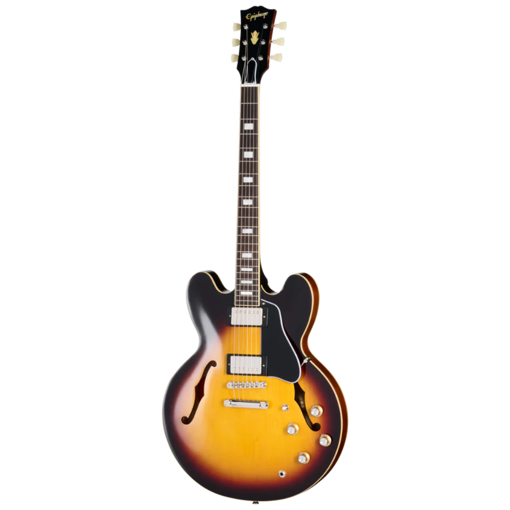 Epiphone Inspired by Gibson Custom 1962 ES-335 Vintage Burst Full View