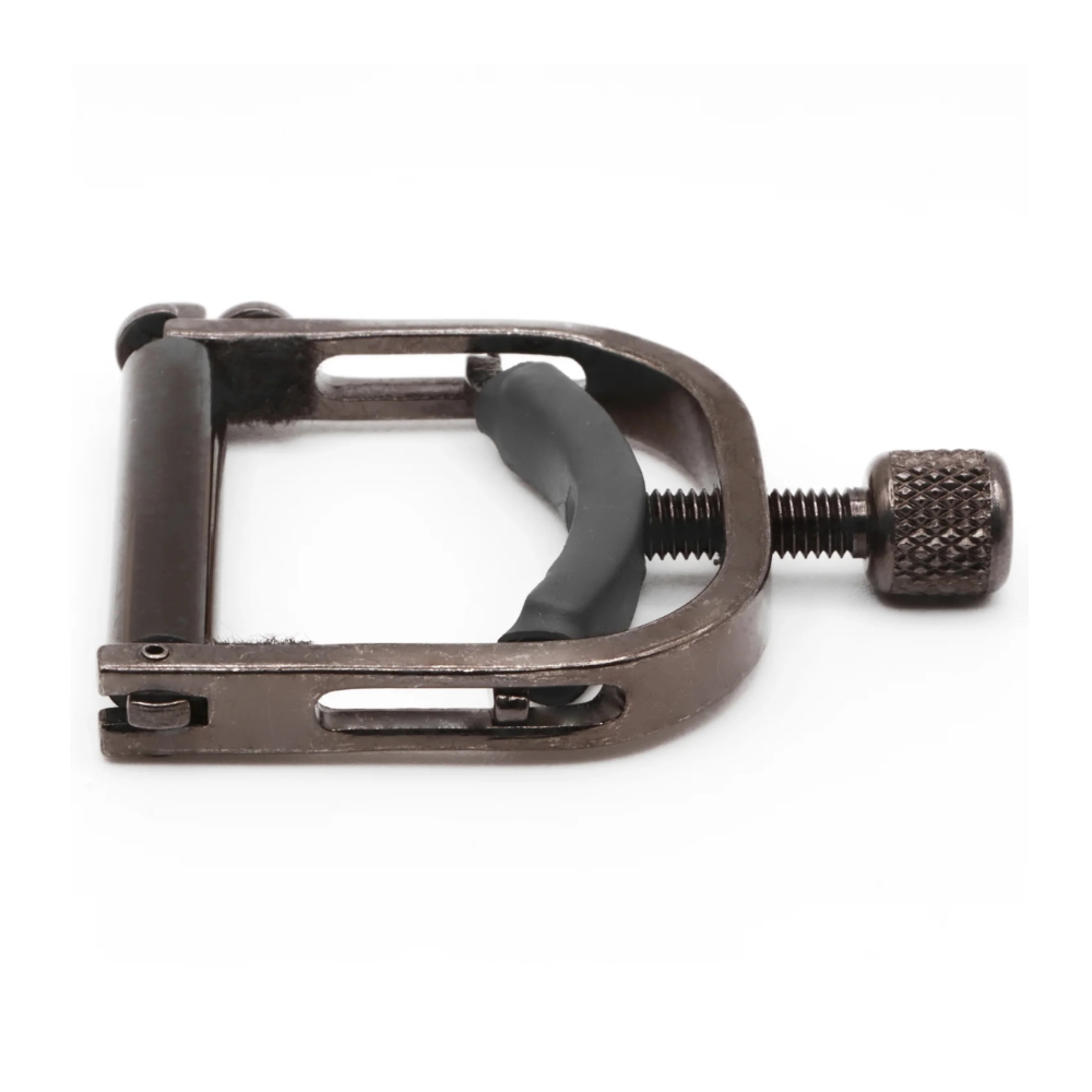 Paige Banjo/Mandolin/Ukulele Capo Smokey Black Nickel Side View