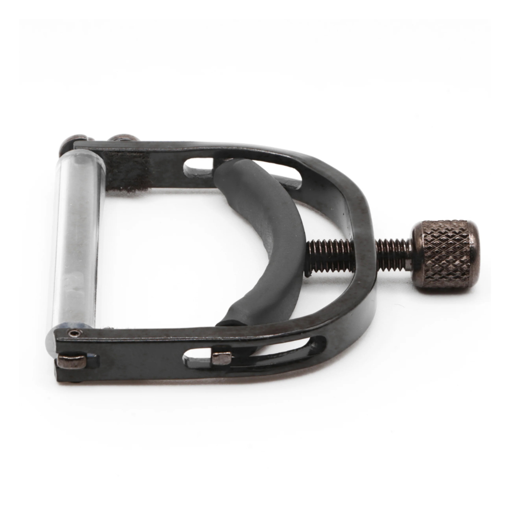 Paige Mandolin/Banjo/Ukulele Capo Wide Smokey Black Nickel Side View