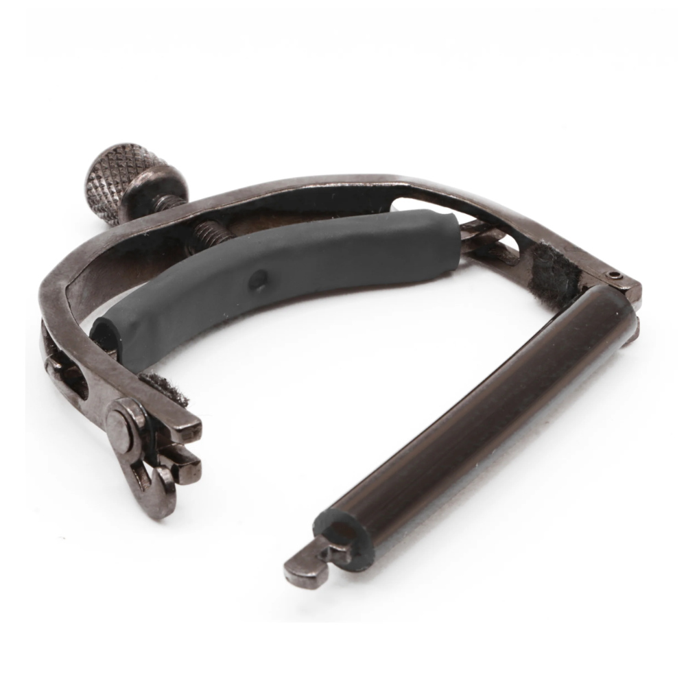 Paige Original 6-String Acoustic Capo Smokey Black Nickel Open View