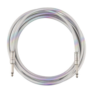 Fender Contour Galaxy Intrument Cable 10ft Iridescent Open View
