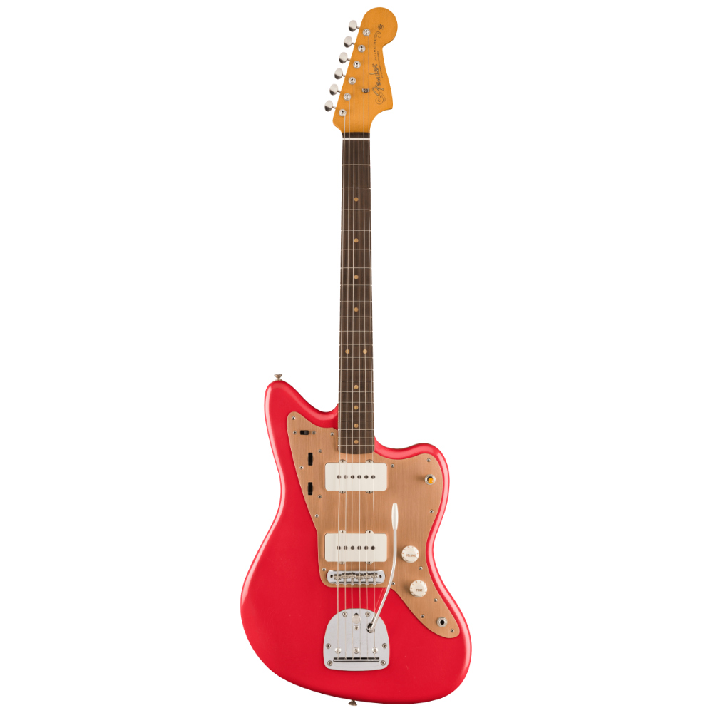 Fender Limited Edition Road Worn Vintera II '50s Jazzmaster Fiesta Red Full View