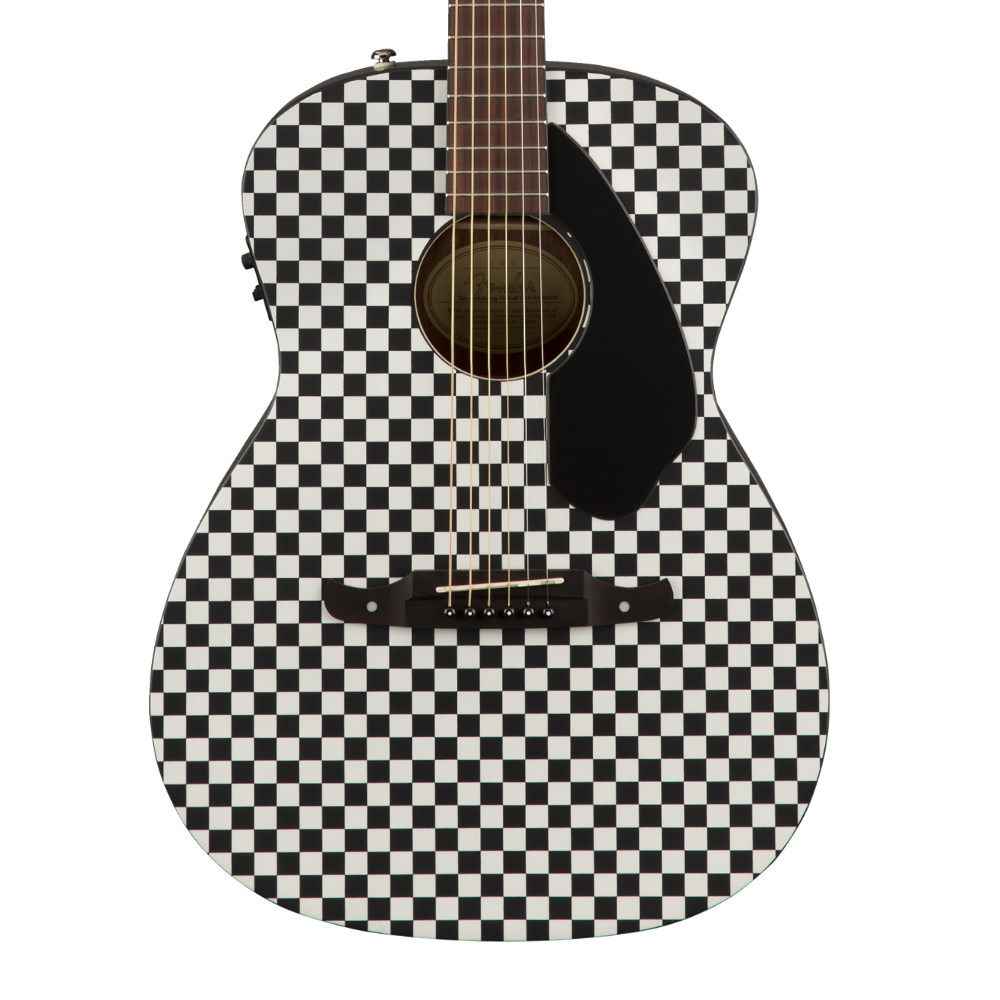 Fender Tim Armstrong Hellcat Checkerboard Body View
