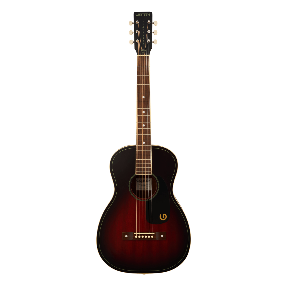 Gretsch Jim Dandy Parlour Deep Cherry Burst Full View