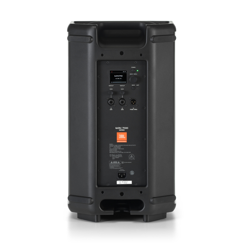JBL EON710 10" Powered Speaker w/ Bluetooth Back View