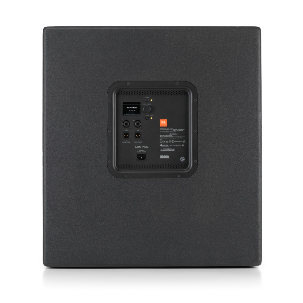 JBL EON718S 18" Powered Subwoofer Back View