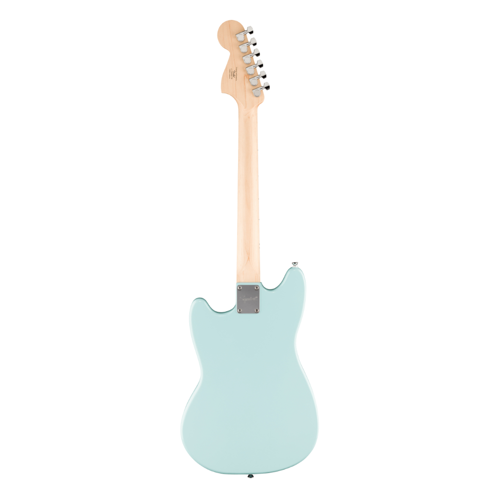 Squier Sonic Mustang Daphne Blue Back View